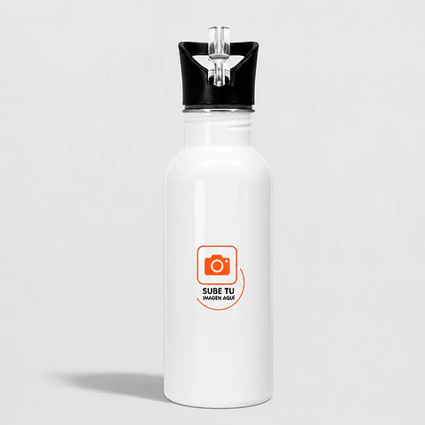 Botella acero inoxidable con boquilla, 600cc personalizada