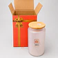 Vaso lata vidrio empavonado tapa bambú 473 cc | Personalizado con imagen, frase, logo - Miniatura 1