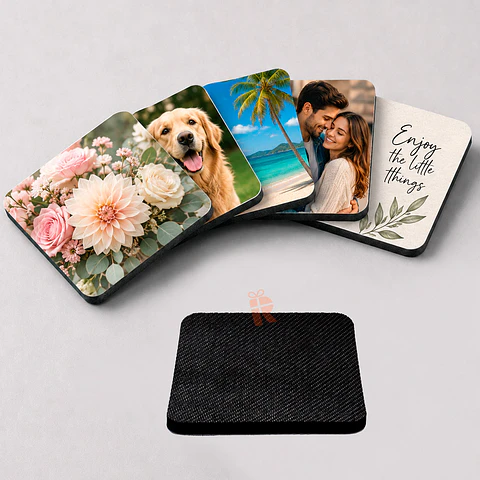 Posavaso de goma compra mínima 12 unidades | Personalizado distintos