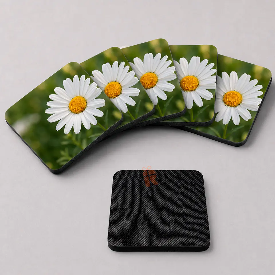 Posavaso de goma compra mínima 12 unidades | Personalizado iguales 1