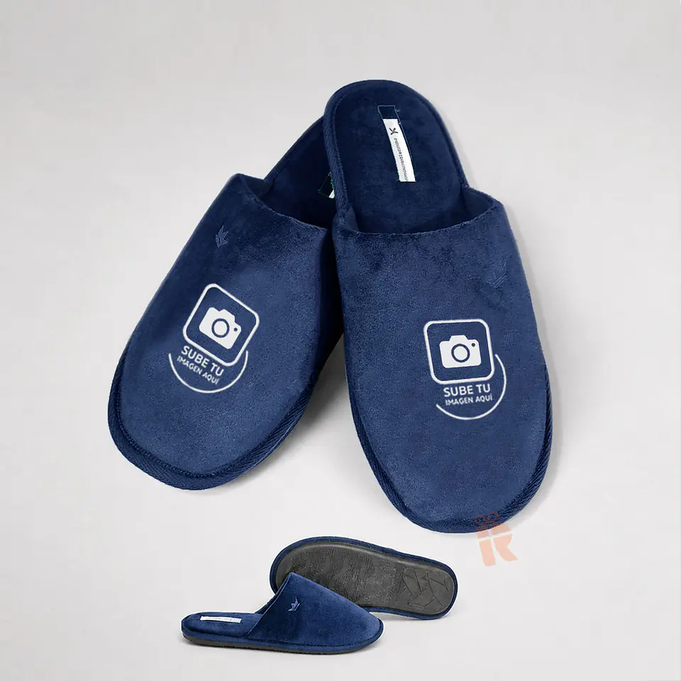 Pantuflas Palmers talla única | Personalizado con imagen, foto, frase 1