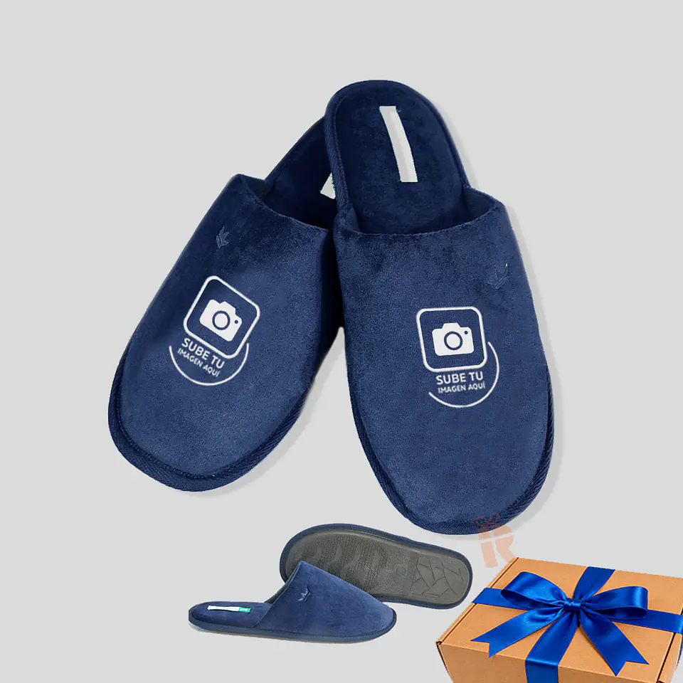 Pantuflas Palmers talla única | Personalizado con imagen, foto, frase 4