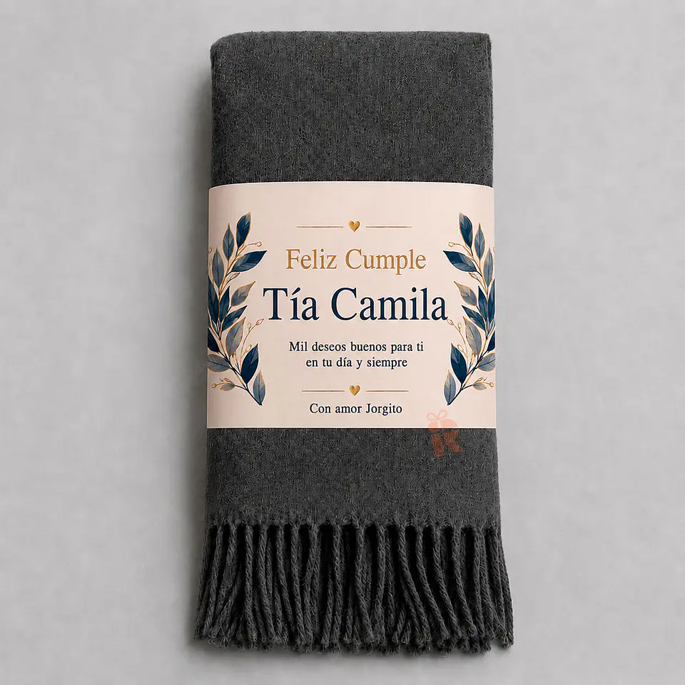 Maxi Bufanda unisex | Etiqueta personalizada 1