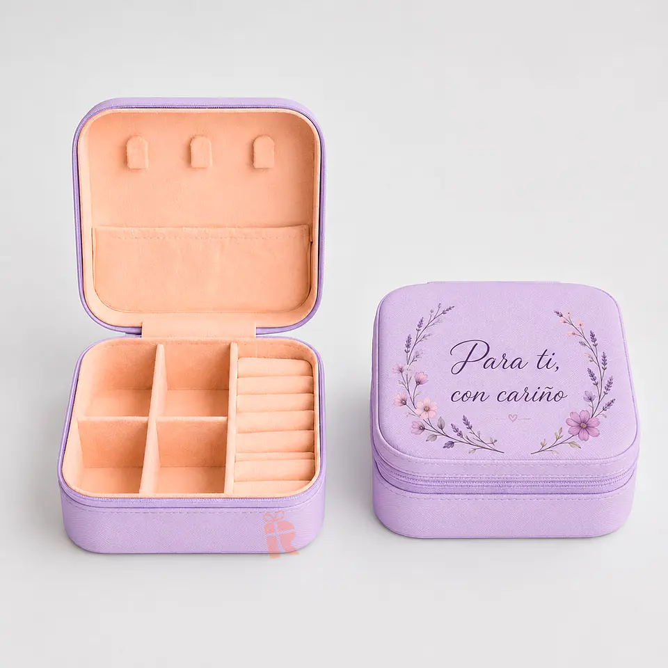 Mini joyero de viaje | Personalizado con imagen, logo, frase 5