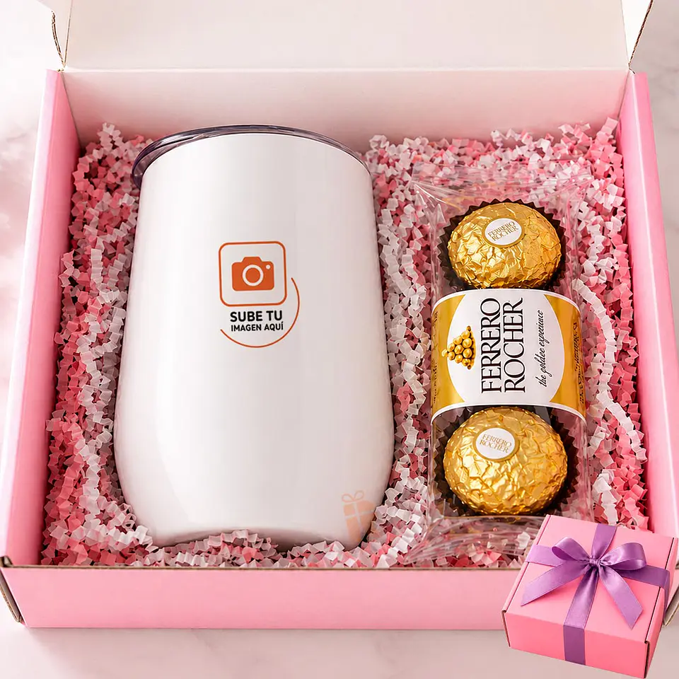 Pack vaso dulce | Personalizado con imagen, logo, frase 3