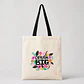 Bolsa crea algodon manilla negra | Personalizada con imagen, logo o frase - Miniatura 3