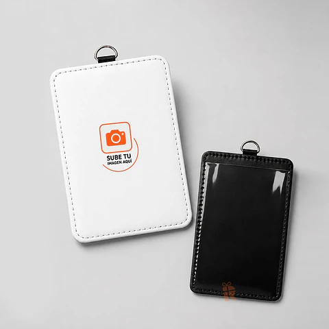 Porta credencial cuerina reverso pvc | Personalizada con tu imagen
