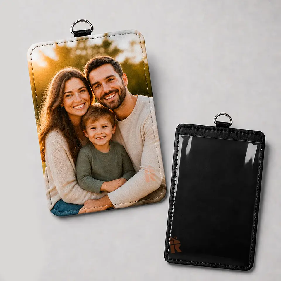 Porta credencia PU | Personalizada con imagen 3