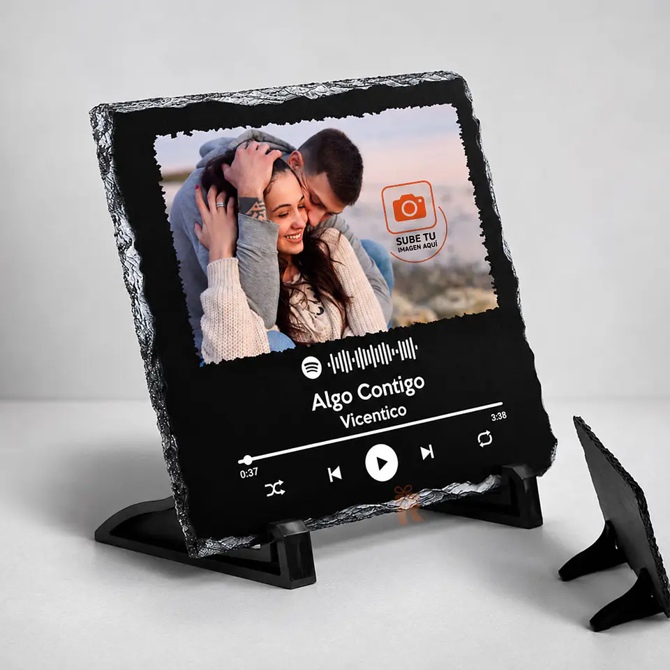 Cuadro roca  | Diseño Spotify Personalizado con foto y canción 1