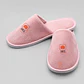 Pantuflas simples rosadas talla unica | Personalizadas con imagen, diseño o frase - Miniatura 1