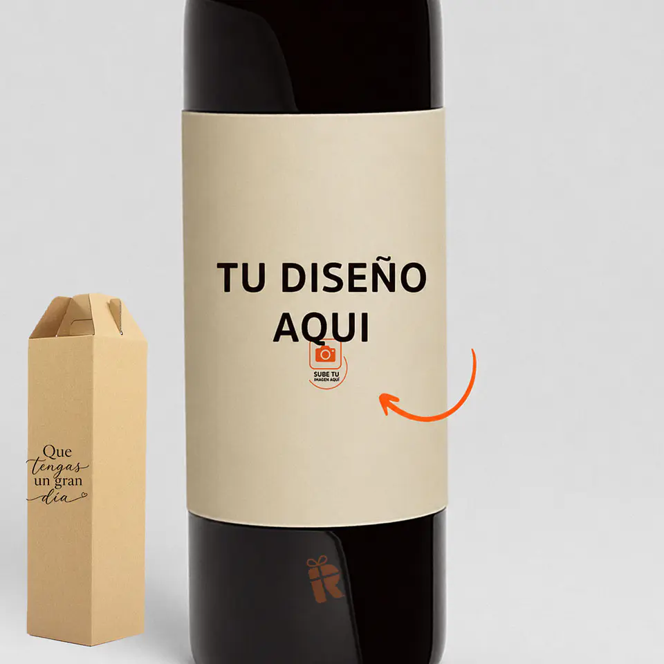Vino 750ml. Etiqueta personalizada | Con imagen o tu diseño 5