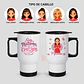 Mug térmico personalizado con diseño  Matrona  - Miniatura 2