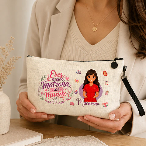 Estuche neceser personalizado con diseño  Matrona