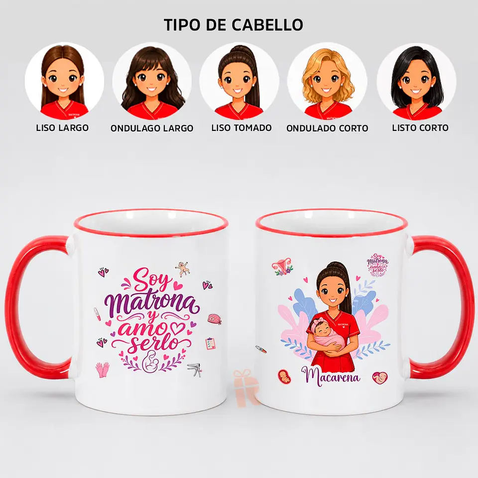 Tazón personalizado con diseño  Matrona 2