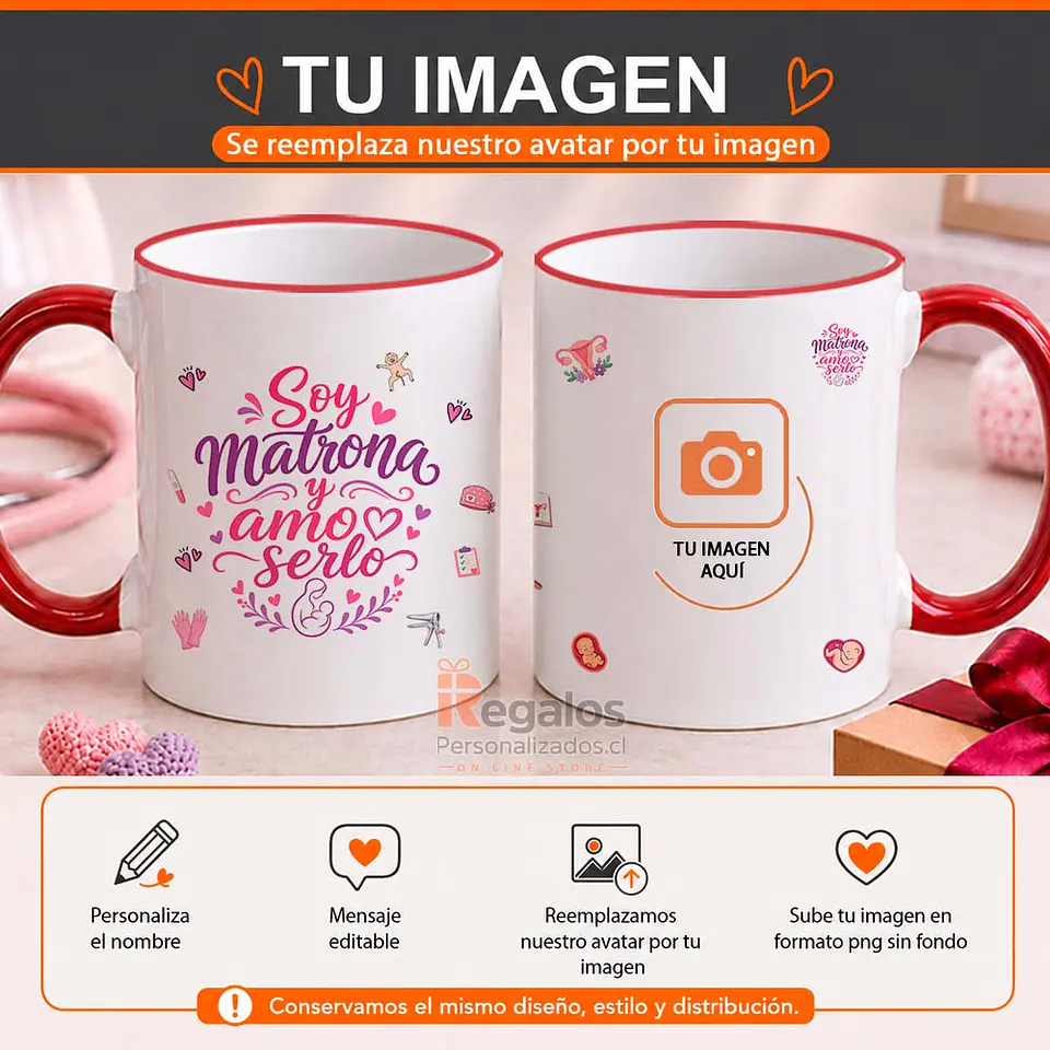 Tazón personalizado con diseño Matrona 4