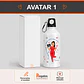 Botella de agua personalizada con diseño  Matrona  - Miniatura 2