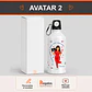 Botella de agua personalizada con diseño  Matrona  - Miniatura 3