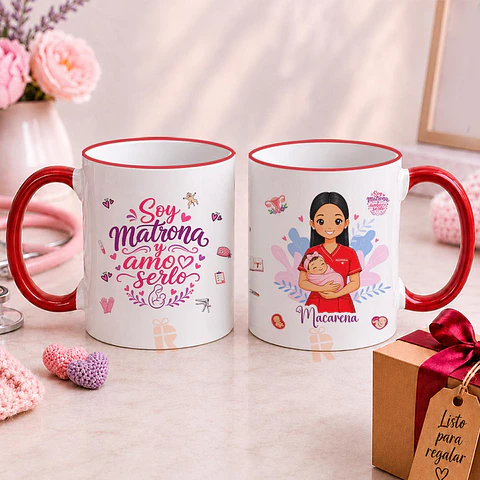 Tazón personalizado con diseño Matrona