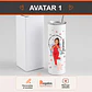 Vaso térmico tumbler skinny diseño Matrona - Miniatura 2