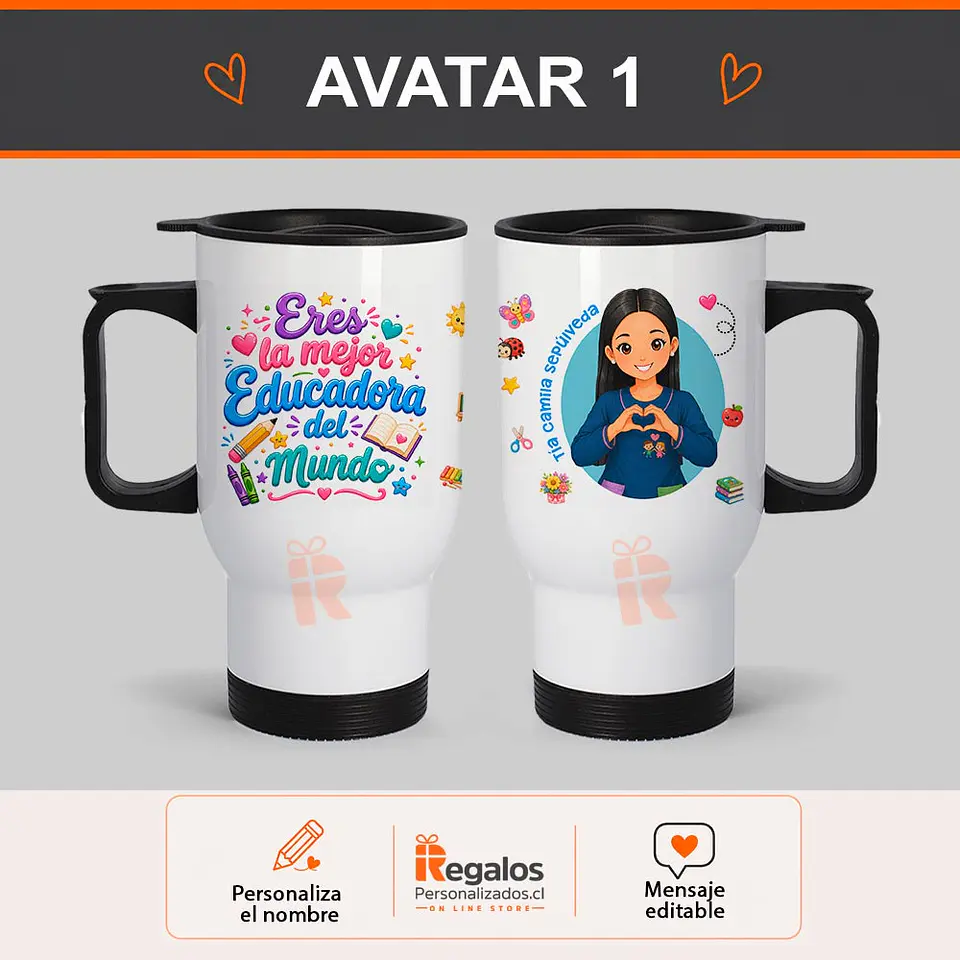 Mug térmico Técnico Ed. Párvulos 2