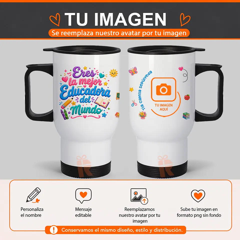 Mug térmico Técnico Ed. Párvulos 5