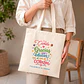 Bolsa crea algodón diseño frases Educadora - Miniatura 1