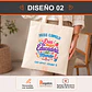 Bolsa crea algodón diseño frases Educadora - Miniatura 3