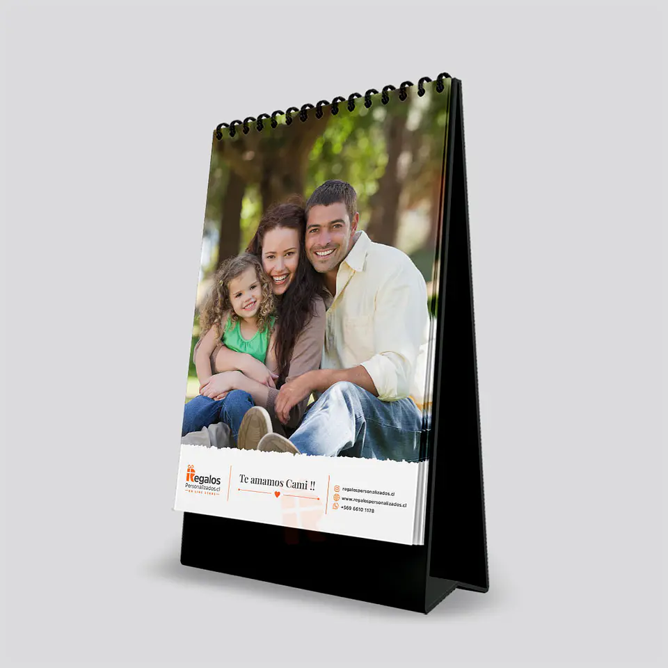 Calendario de Escritorio 10x15cm, Personalizado con Fotos | Elige el Mes de Inicio 2
