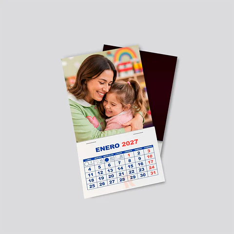 Mini Calendario imantado | Personalizado con imagen