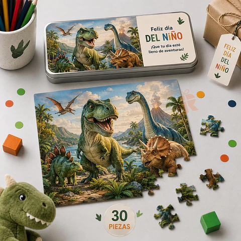 Puzzle en Caja Metálica | Personalizada con imagen o fotografia