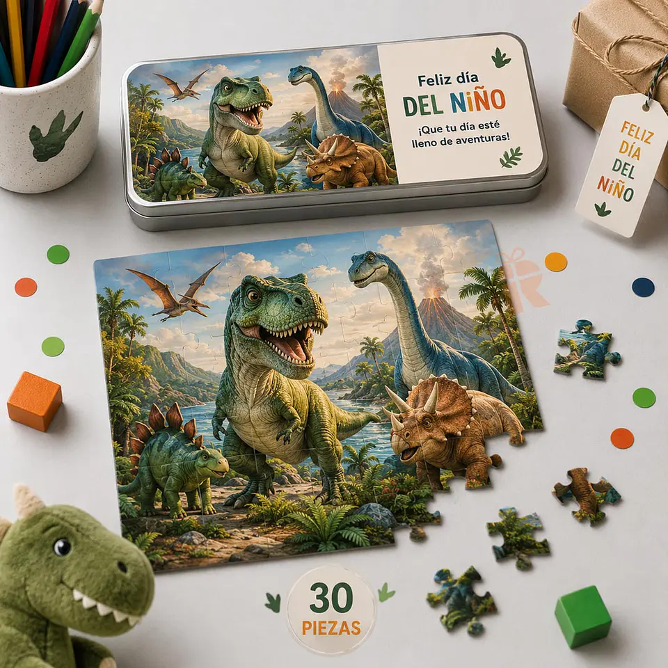 Puzzle en Caja Metálica | Personalizada con imagen o fotografia 3