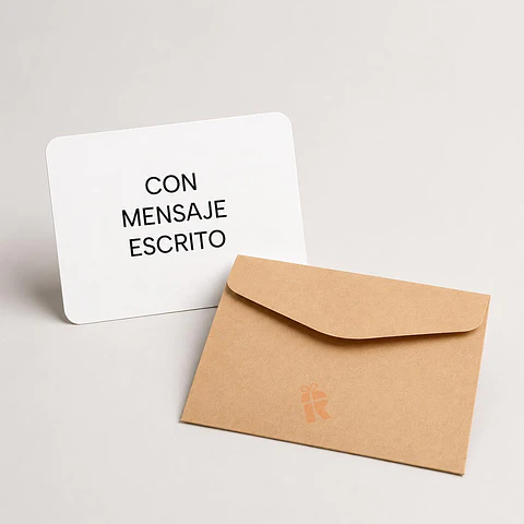 Mini tarjeta de saludo personalizada