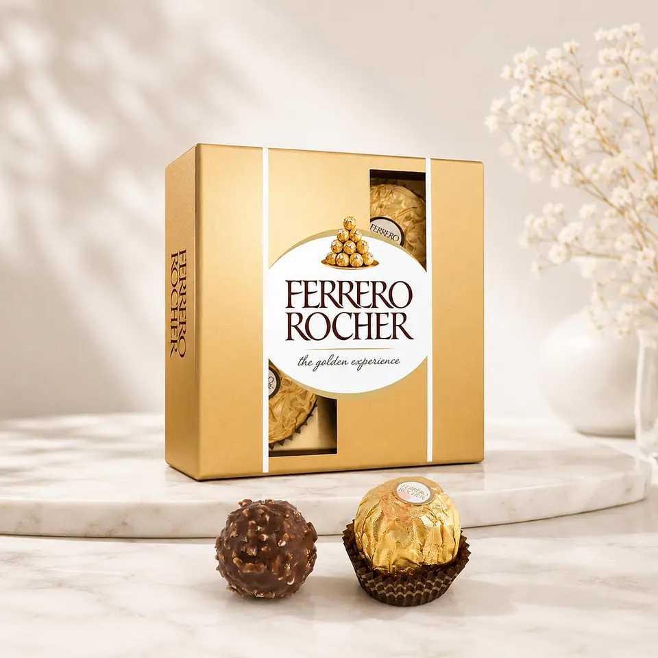 Caja Bombones Ferrero rocher 4 unidades (producto no personalizado) 1