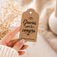 Tags Kraft rectangular Personalizados | Compra mínima 50 unidades - Miniatura 3