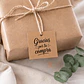 Tags Kraft cuadrado Personalizados | Compra mínima 50 unidades - Miniatura 1