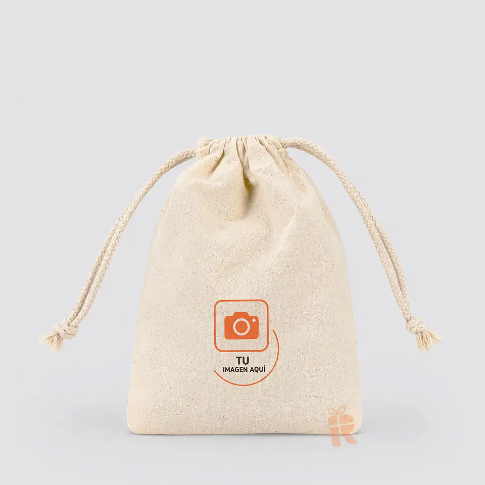 Saco crea algodón natural | Personalizado con imagen, logo o frase 1