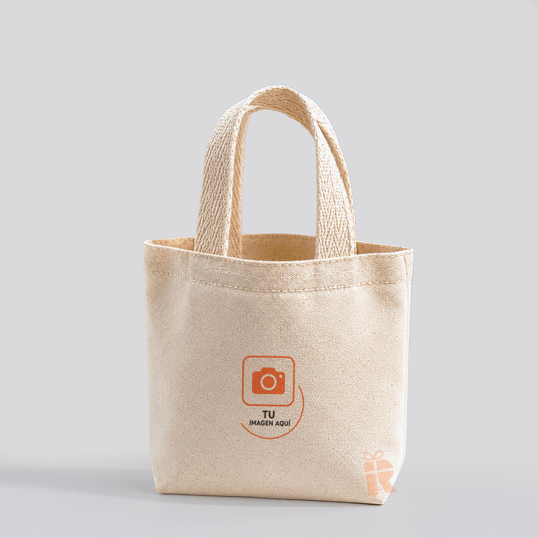 Bolsa ecologica crea cruda tamaño 39x32cm