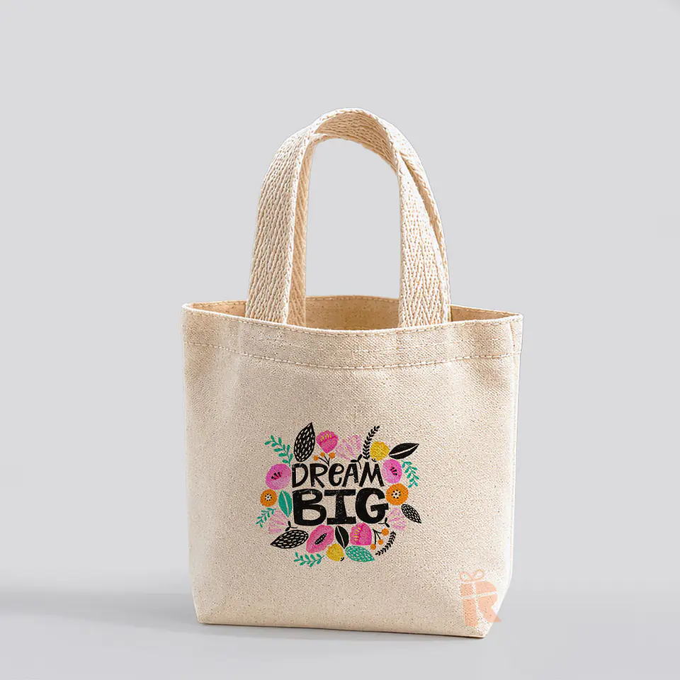 Mini Bolsa Crea Cruda | Personalizada con imagen, logo o frase 3
