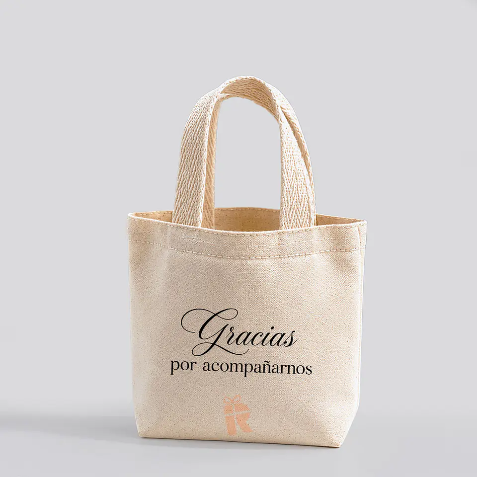 Mini Bolsa Crea Cruda | Personalizada con imagen, logo o frase 4