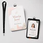 Porta credencia cuerina reverso pvc | Personalizada con tu imagen - Miniatura 5