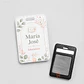 Porta credencia cuerina reverso malla | Personalizada con tu imagen - Miniatura 1
