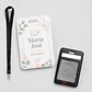 Porta credencia cuerina reverso malla | Personalizada con tu imagen - Miniatura 3