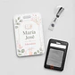 Porta credencia cuerina reverso malla | Personalizada con tu imagen - Miniatura 2