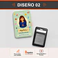 Porta credencial diseño Tec.Parvulos | Personalizado  - Miniatura 3