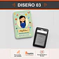 Porta credencial diseño Tec.Parvulos | Personalizado  - Miniatura 4