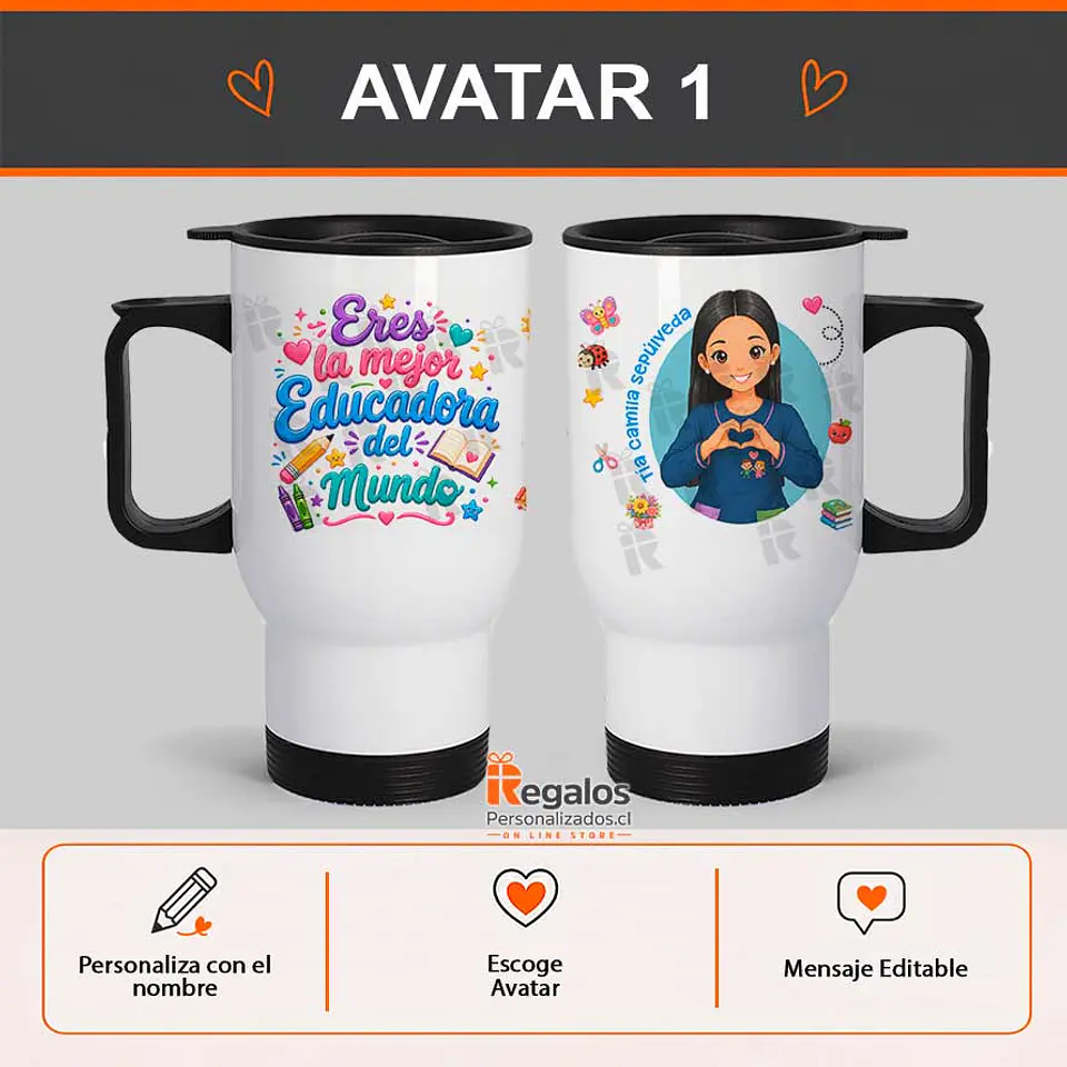 Mug térmico Técnico Ed. Párvulos 2