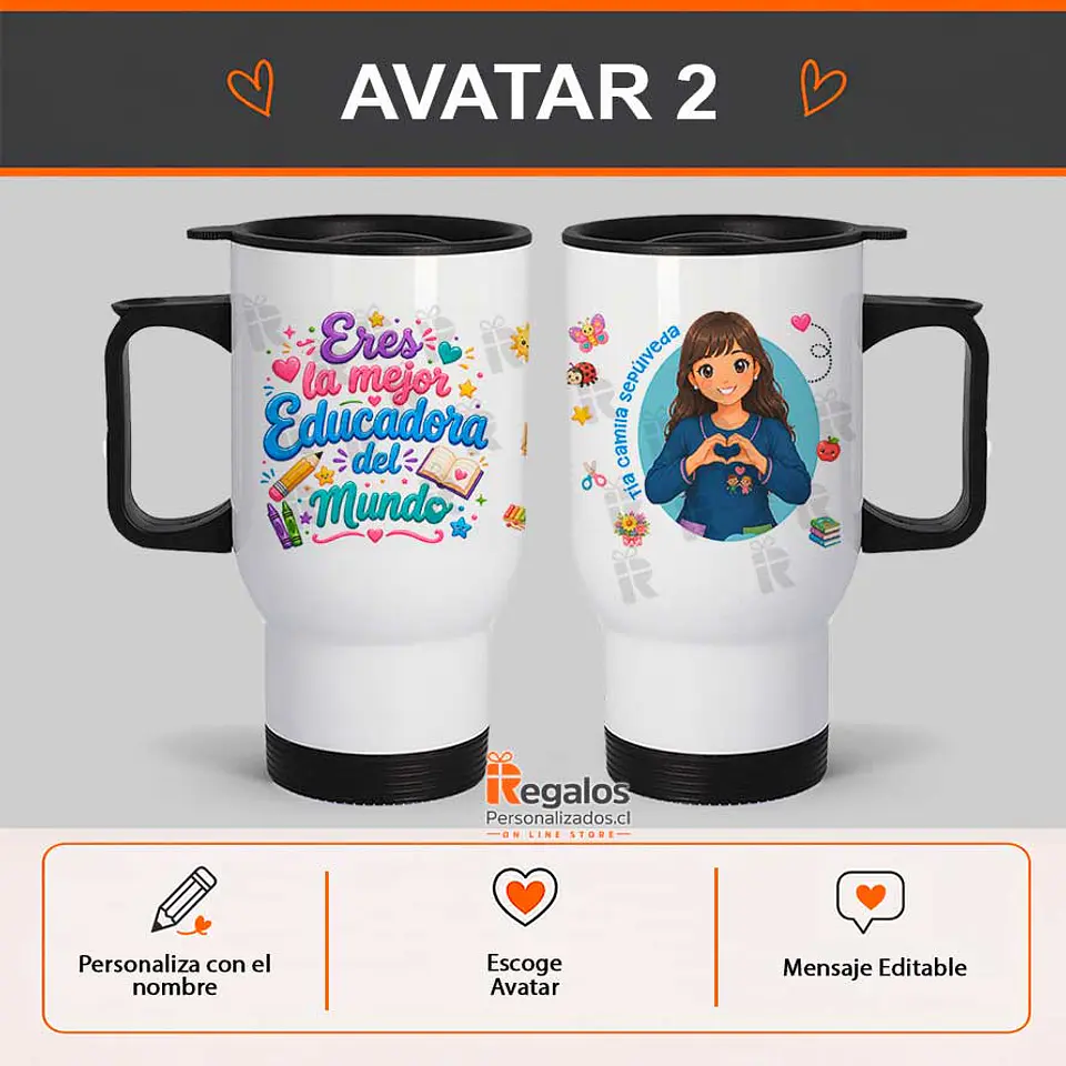 Mug térmico Técnico Ed. Párvulos 3