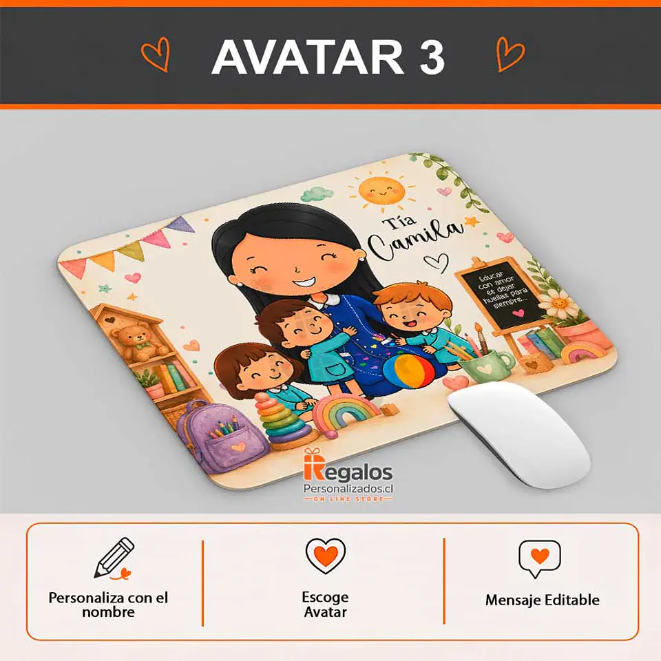Mouse pad diseño Técnico Ed. de Párvulos 4