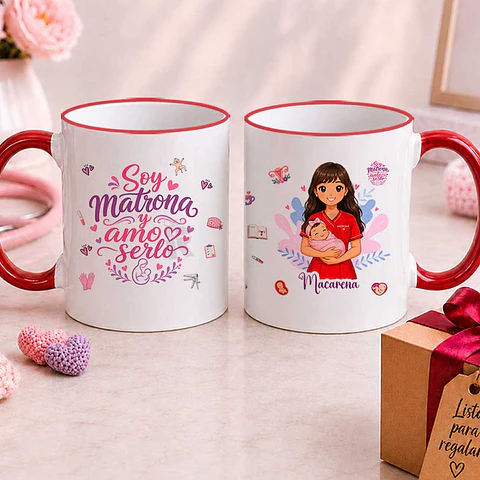 Tazón personalizado con diseño Matrona