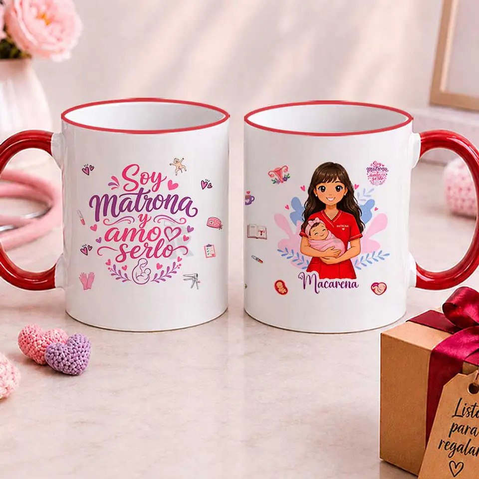 Tazón personalizado con diseño Matrona 1